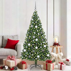 Sapin de Noël artificiel Vert 180 cm PVC, Acier et Plastique 541893541893