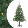 Sapin de Noël avec 150 LED avec support Vert 150 cm PVC 541899541899