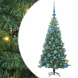 Sapin de Noël avec 150 LED avec support Vert 120 cm PVC 541900541900