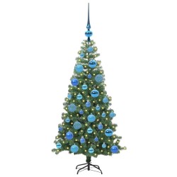 Sapin de Noël avec 150 LED avec support Vert 120 cm PVC 541900541900