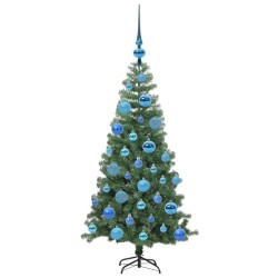 Sapin de Noël avec 150 LED avec support Vert 120 cm PVC 541900541900