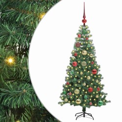 Sapin de Noël avec 150 LED avec support Vert 120 cm PVC 541901541901