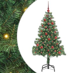 Sapin de Noël avec 150 LED avec support Vert 150 cm PVC 541902541902