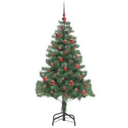 Sapin de Noël avec 150 LED avec support Vert 150 cm PVC 541902541902