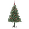Sapin de Noël avec 150 LED avec support Vert 150 cm PVC 541902541902