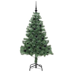 Sapin de Noël avec 150 LED avec support Vert 150 cm PVC 541903541903