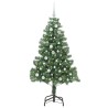 Sapin de Noël avec 150 LED avec support Vert 150 cm PVC 541904541904