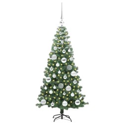 Sapin de Noël avec 150 LED avec support Vert 120 cm PVC 541907541907