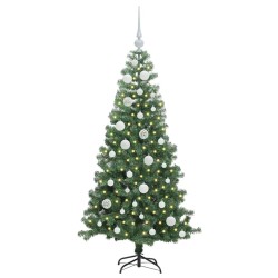 Sapin de Noël avec 150 LED avec support Vert 120 cm PVC 541909541909