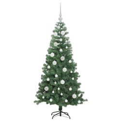 Sapin de Noël avec 150 LED avec support Vert 120 cm PVC 541909541909