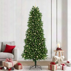 Sapin de Noël avec 300 LED avec support Vert 240 cm PE 541910541910