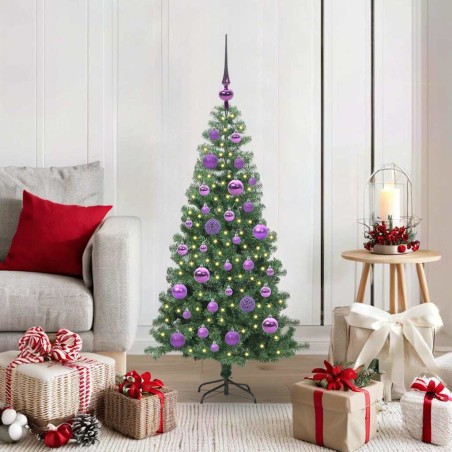 Sapin de Noël avec 150 LED avec support Vert 120 cm PVC 541911541911