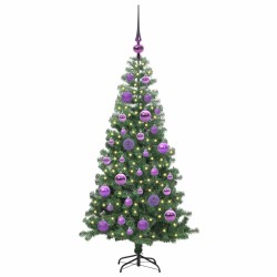 Sapin de Noël avec 150 LED avec support Vert 120 cm PVC 541911541911