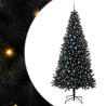 Sapin de Noël avec 300 LED avec support Noir 240 cm PVC 541912541912