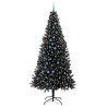 Sapin de Noël avec 300 LED avec support Noir 240 cm PVC 541912541912