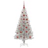 Sapin de Noël avec 150 LED avec support Argent 120 cm PET 541913541913