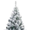 Sapin de Noël artificiel Blanc 180 cm PVC, Acier et Plastique 541914541914