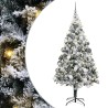 Sapin de Noël artificiel Blanc 180 cm PVC, Acier et Plastique 541915541915