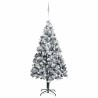 Sapin de Noël artificiel Blanc 180 cm PVC, Acier et Plastique 541915541915