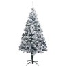 Sapin de Noël artificiel Blanc 180 cm PVC, Acier et Plastique 541915541915