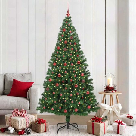 Sapin de Noël artificiel Vert 210 cm PVC, Acier et Plastique 541921541921