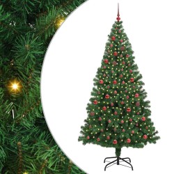 Sapin de Noël artificiel Vert 210 cm PVC, Acier et Plastique 541921541921