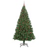 Sapin de Noël artificiel Vert 210 cm PVC, Acier et Plastique 541921541921
