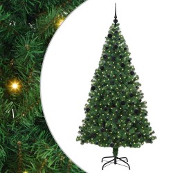 Sapin de Noël artificiel Vert 210 cm PVC, Acier et Plastique 541922541922