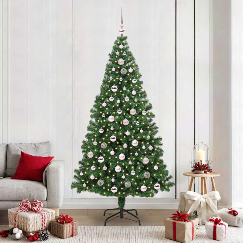 Sapin de Noël artificiel Vert 210 cm PVC, Acier et Plastique 541923541923