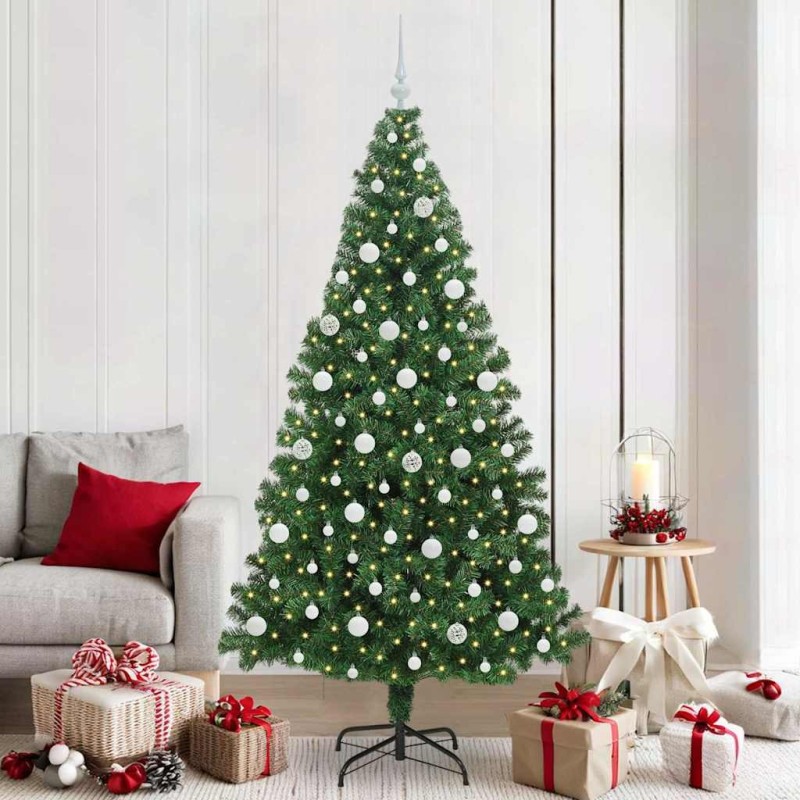 Sapin de Noël artificiel Vert 210 cm PVC, Acier et Plastique 541924541924