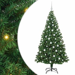 Sapin de Noël artificiel Vert 180 cm PVC, Acier et Plastique 541925541925