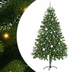 Sapin de Noël avec 300 LED avec support Vert 180 cm PE 541927541927