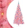 Sapin de Noël avec 300 LED avec support Rose 180 cm PVC 541928541928