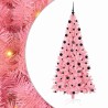 Sapin de Noël avec 300 LED avec support Rose 210 cm PVC 541929541929