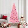 Sapin de Noël avec 300 LED avec support Rose 180 cm PVC 541930541930