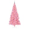 Sapin de Noël avec 300 LED avec support Rose 210 cm PVC 541933541933