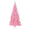 Sapin de Noël avec 300 LED avec support Rose 210 cm PVC 541933541933