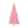 Sapin de Noël avec 300 LED avec support Rose 210 cm PVC 541934541934