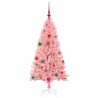 Sapin de Noël avec 150 LED avec support Rose 150 cm PVC 541937541937