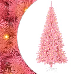 Sapin de Noël avec 300 LED avec support Rose 180 cm PVC 541938541938
