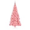 Sapin de Noël avec 300 LED avec support Rose 210 cm PVC 541939541939