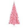 Sapin de Noël avec 300 LED avec support Rose 210 cm PVC 541939541939