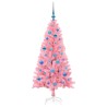 Sapin de Noël avec 150 LED avec support Rose 150 cm PVC 541940541940