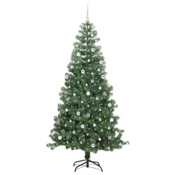 Sapin de Noël avec 300 LED avec support Vert 240 cm PVC 541942541942