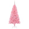 Sapin de Noël avec 150 LED avec support Rose 150 cm PVC 541943541943