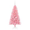 Sapin de Noël avec 150 LED avec support Rose 150 cm PVC 541944541944