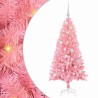 Sapin de Noël avec 150 LED avec support Rose 120 cm PVC 541946541946