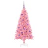 Sapin de Noël avec 150 LED avec support Rose 150 cm PVC 541948541948