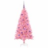 Sapin de Noël avec 150 LED avec support Rose 150 cm PVC 541948541948