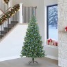 Sapin de Noël avec 300 LED avec support Vert 240 cm PVC 541949541949